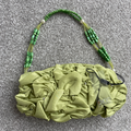 Green Beaded Handbag