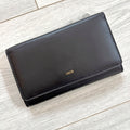 Medium Black Leather Purse