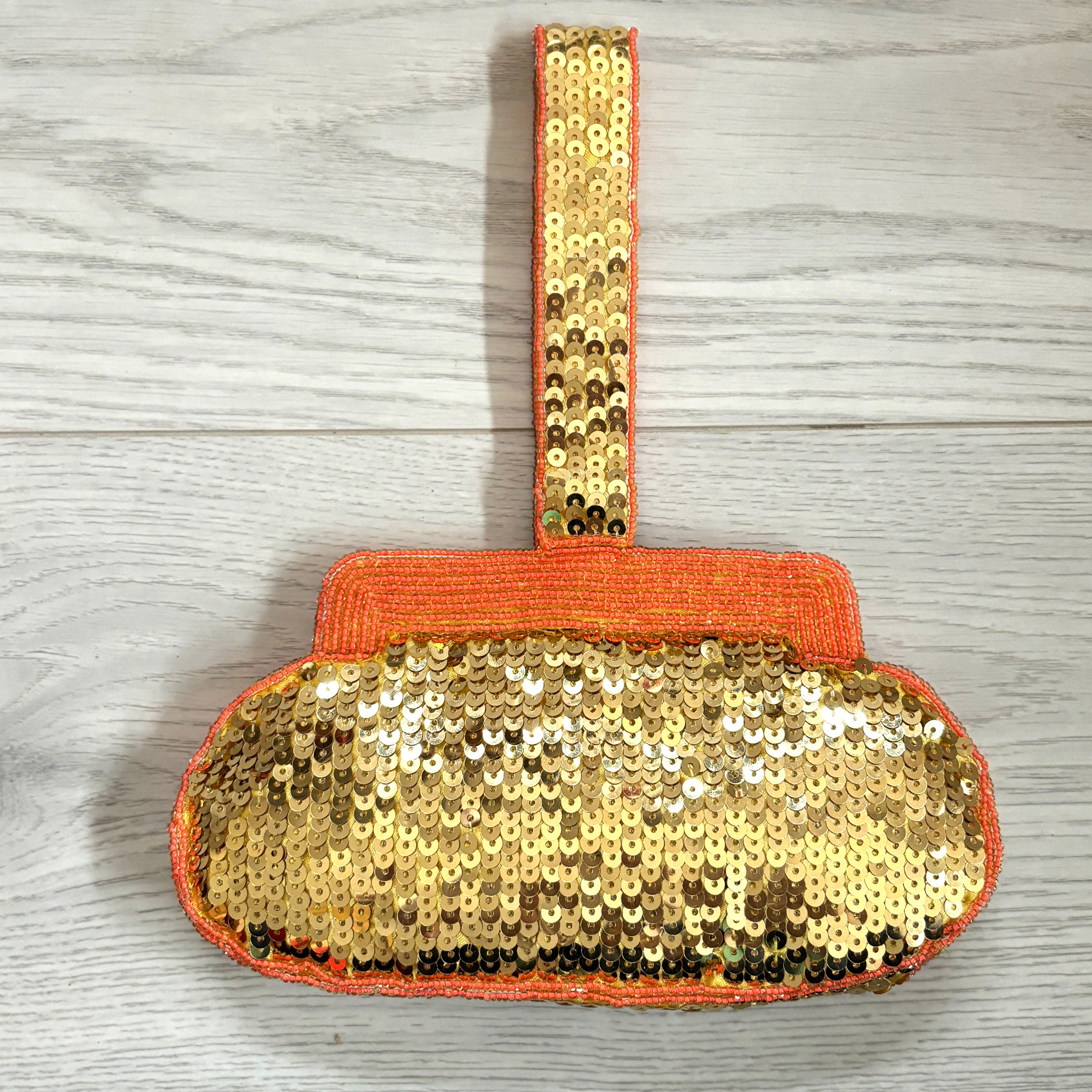 Small Beaded Sequin Wrist Bag