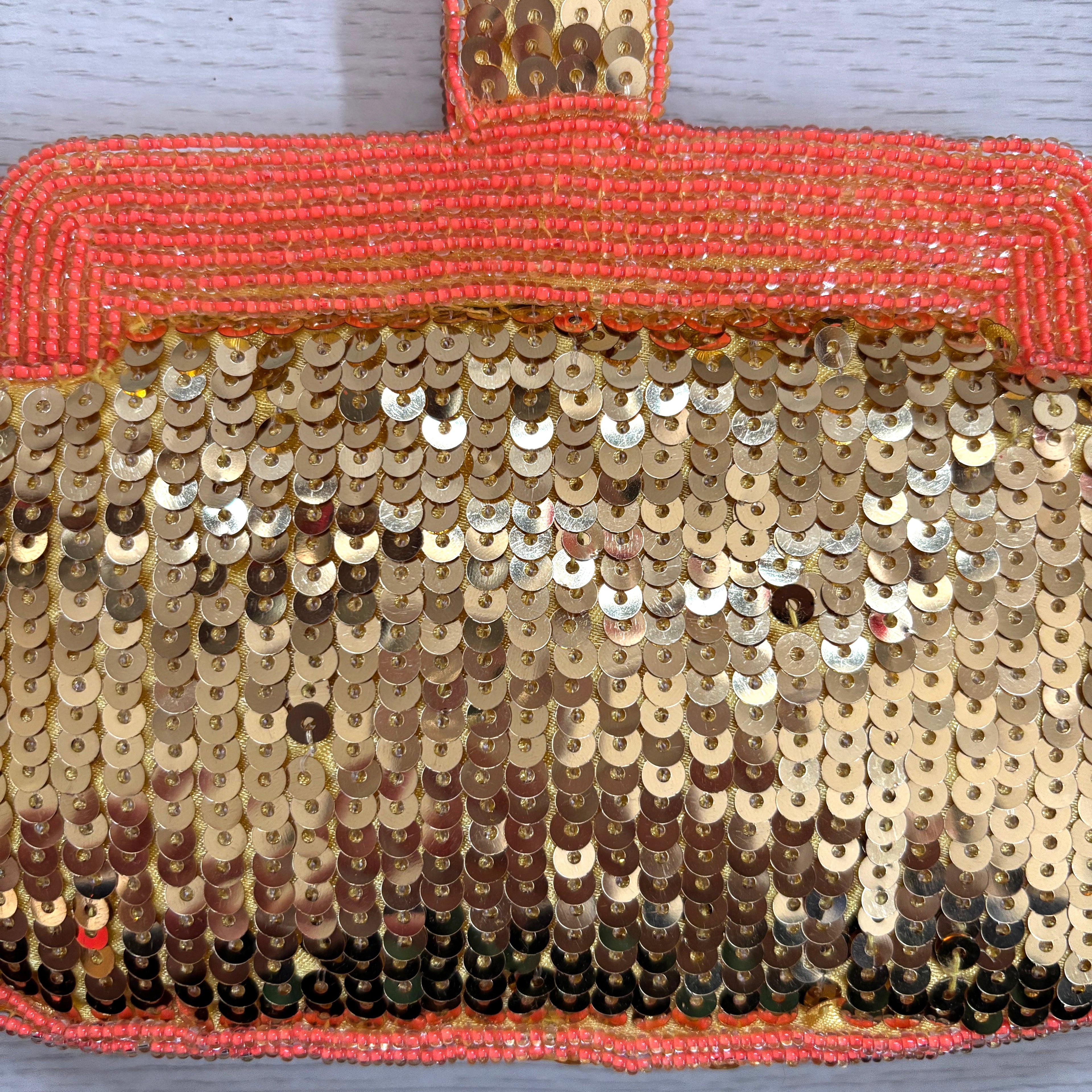 Small Beaded Sequin Wrist Bag