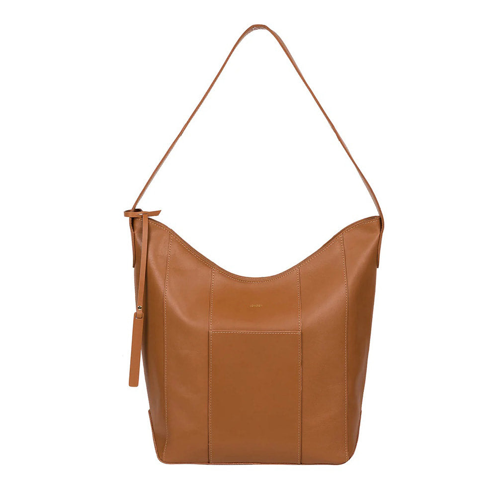 Tan Leather Shoulder Bag