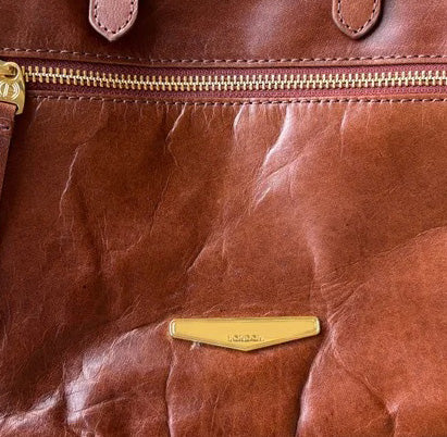 Tan Leather Backpack