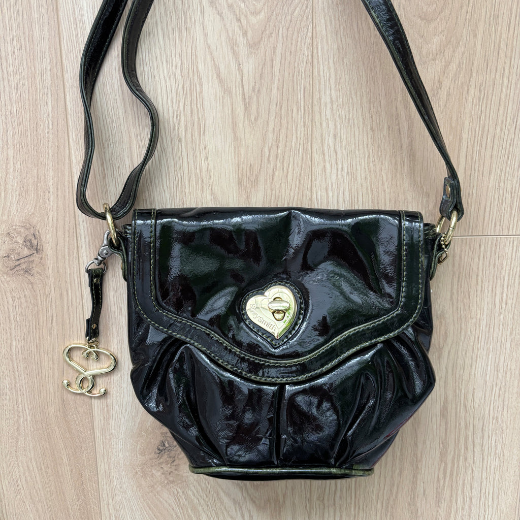 Suzy Smith Dark Green Handbag, Shoulder Bag
