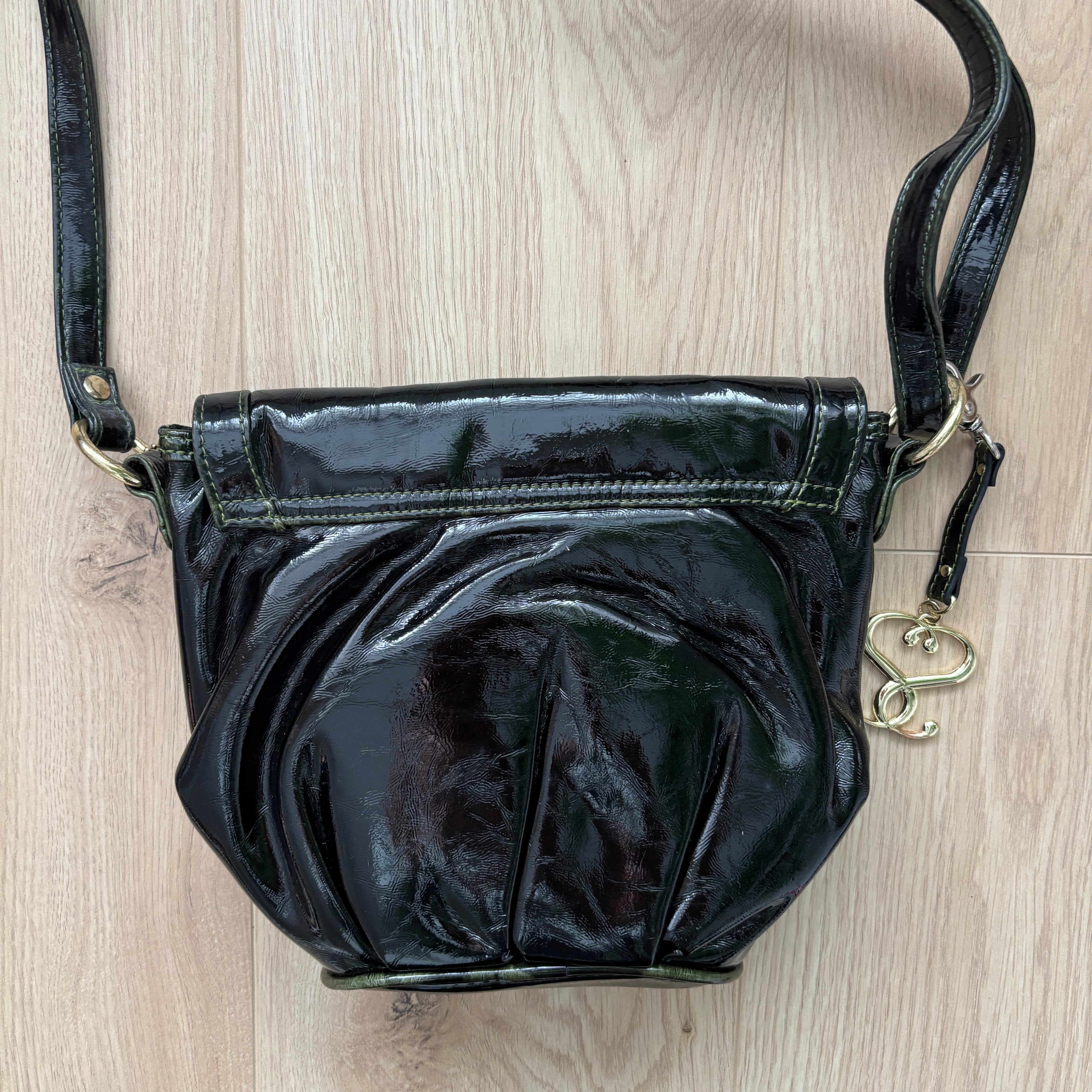Suzy Smith Dark Green Handbag, Shoulder Bag