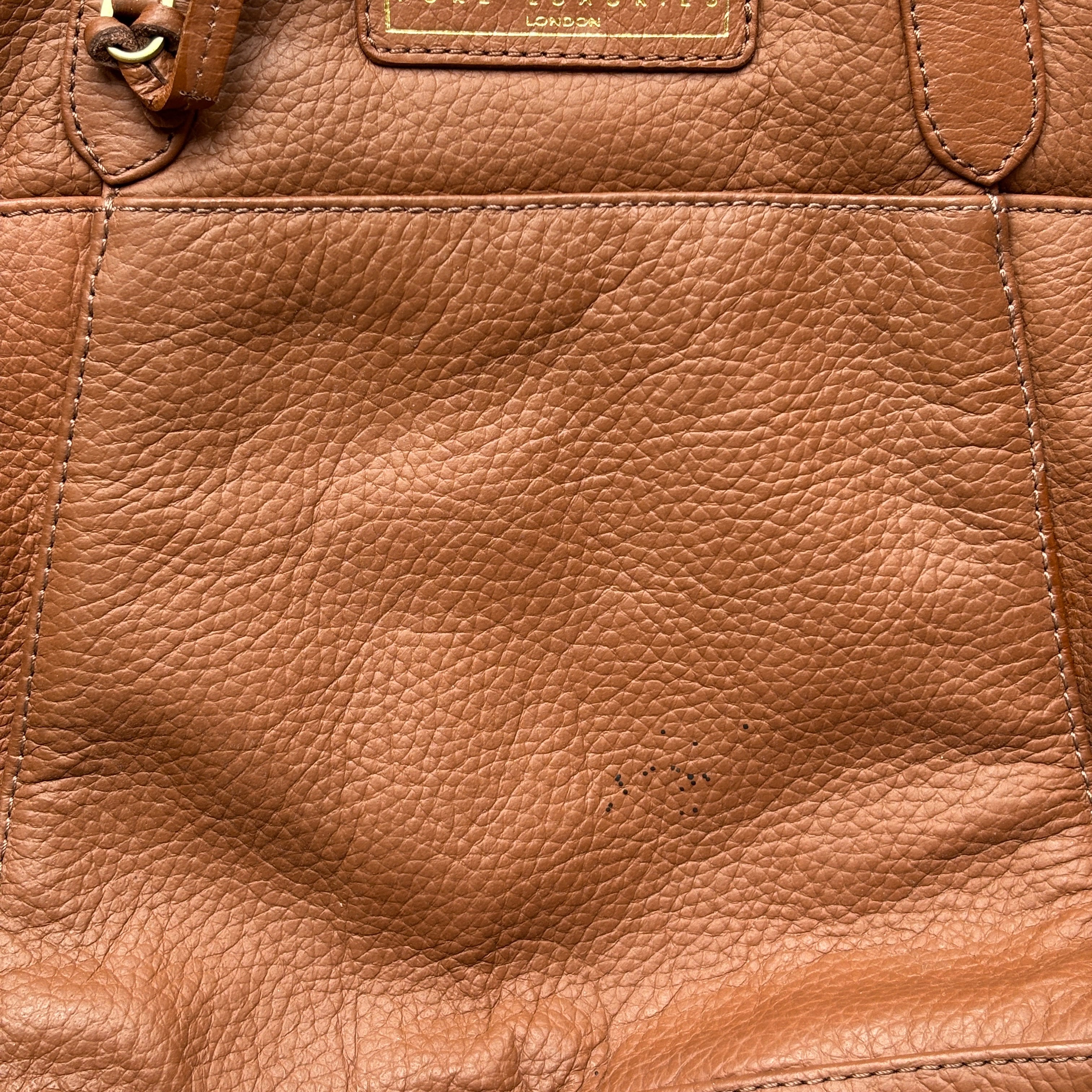 Tan Leather Shoulder Bag, Shopper, Tote