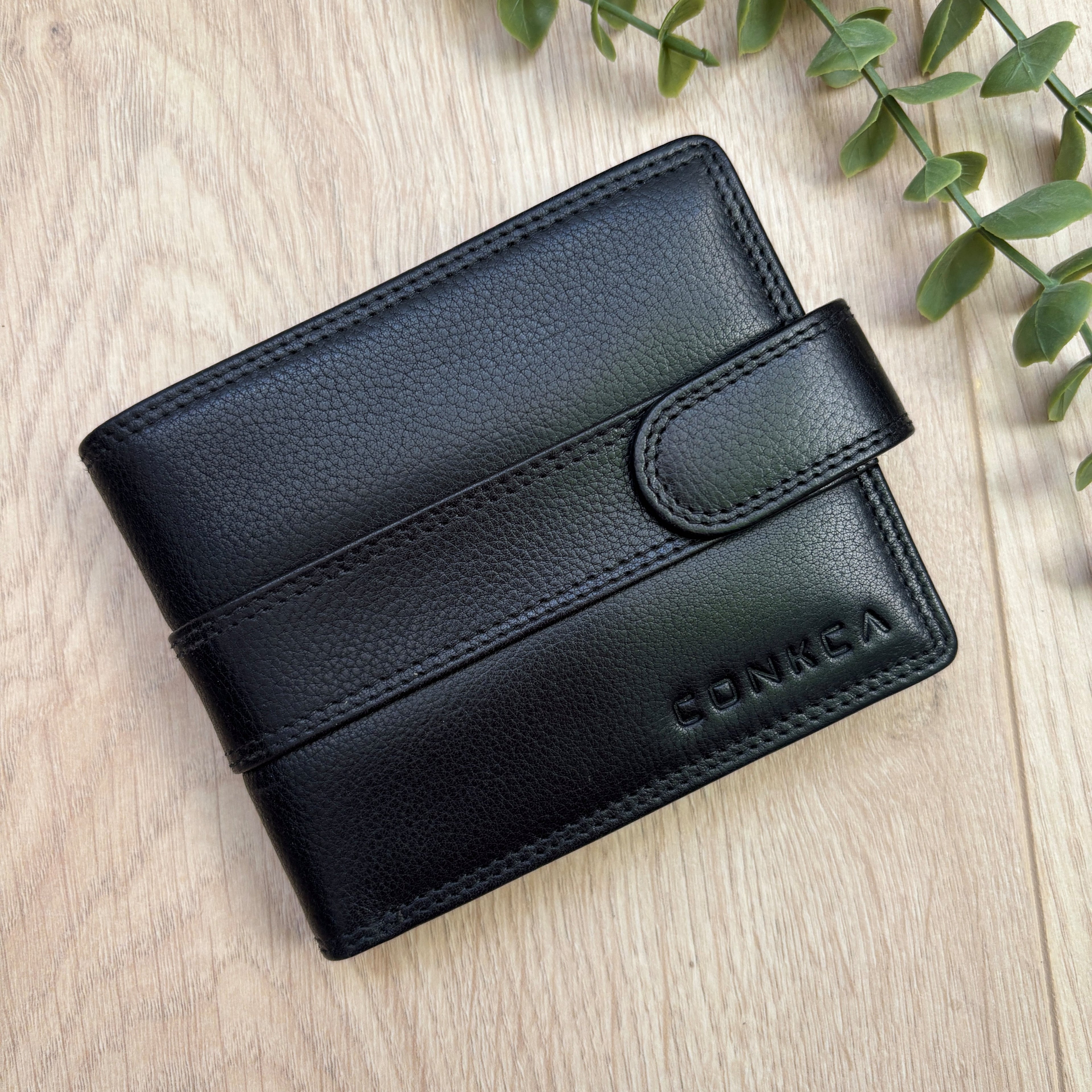 Black Leather Wallet