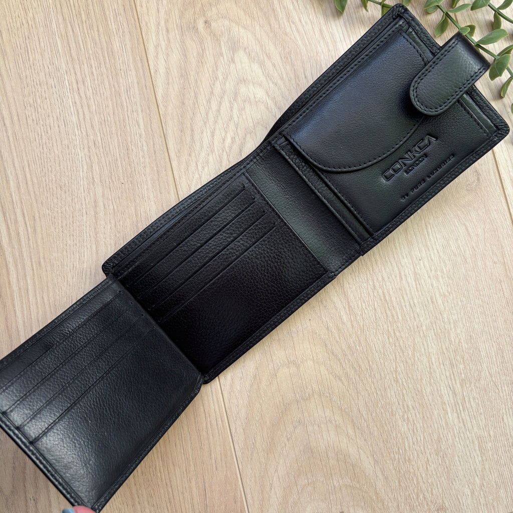 Black Leather Wallet