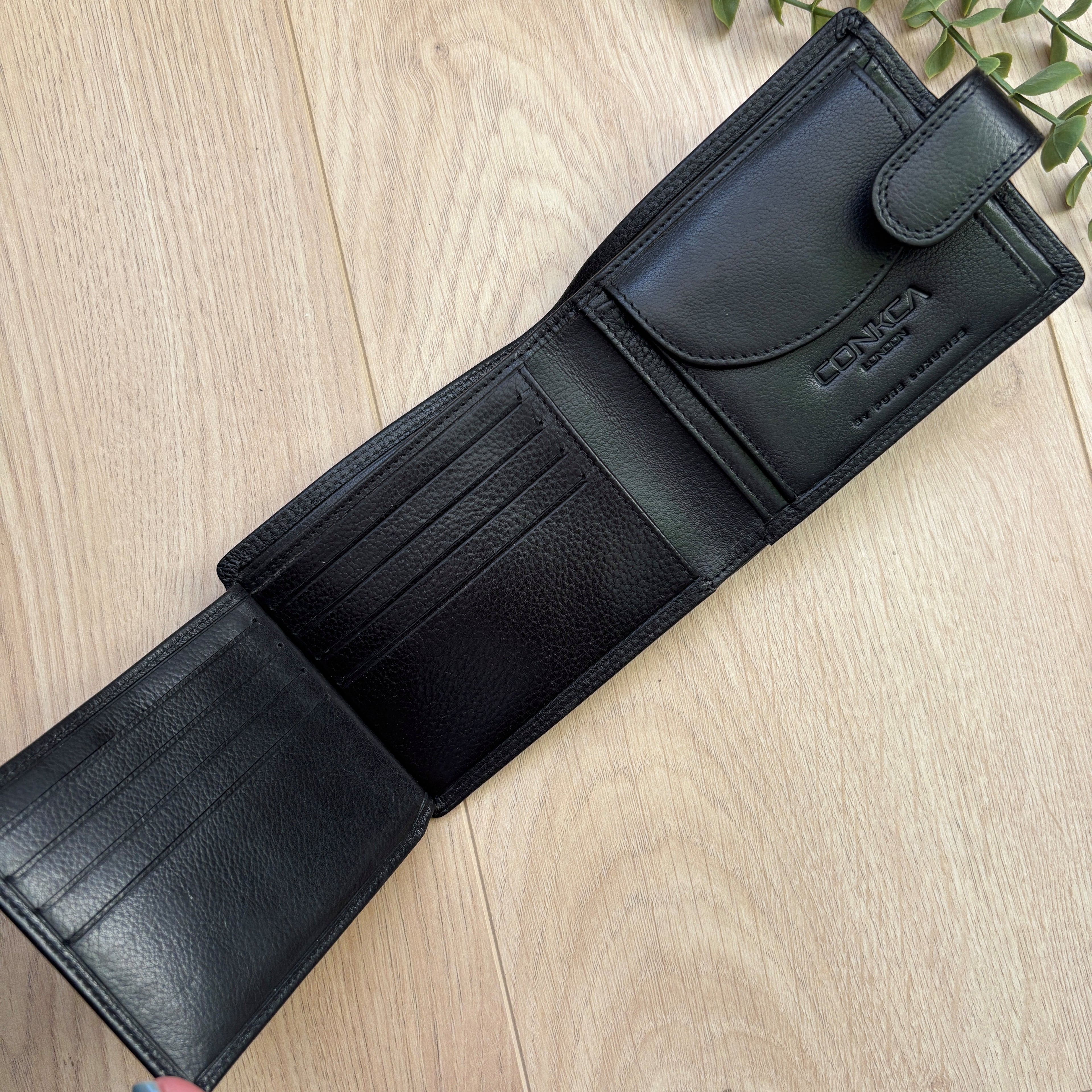 Black Leather Wallet
