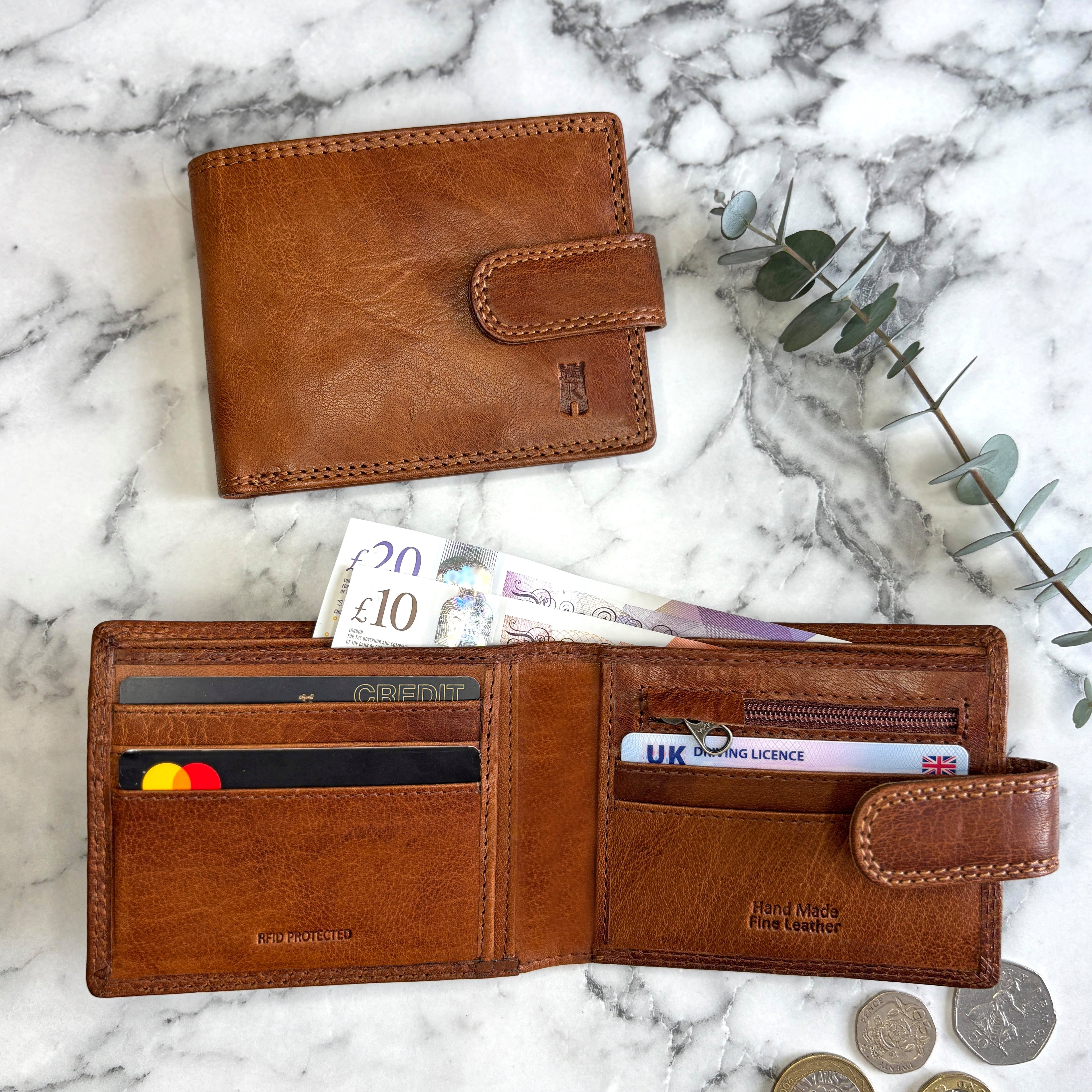 Tan Leather Wallet