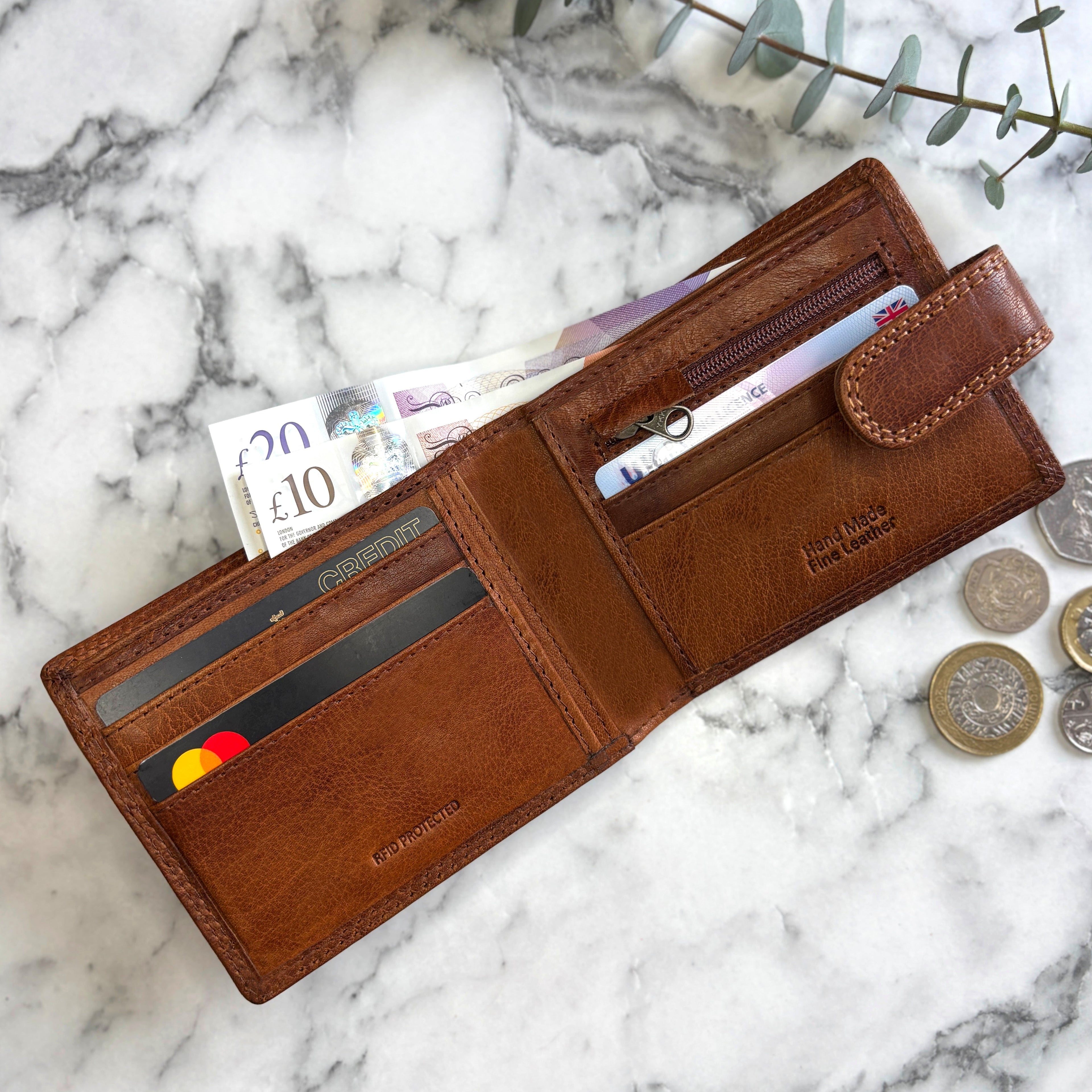 Tan Leather Wallet