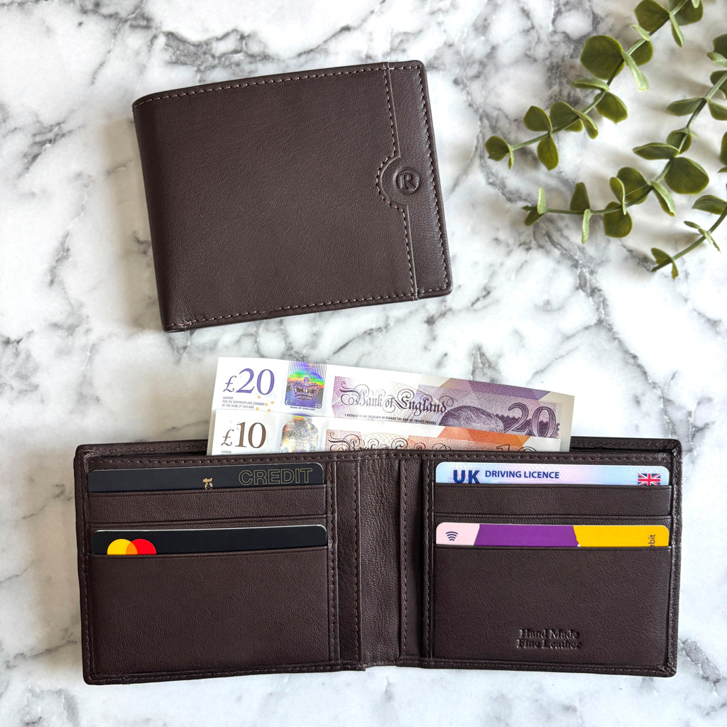 Men's Brown Leather Wallet