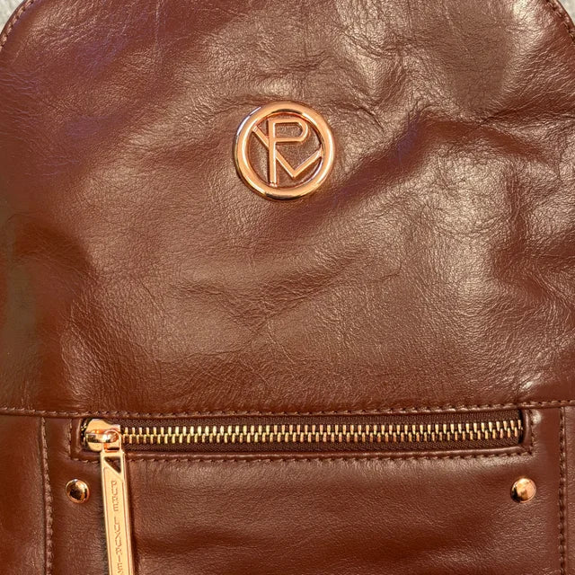 Brown Leather Backpack