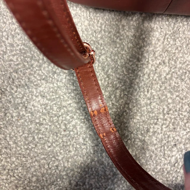 Brown Leather Backpack