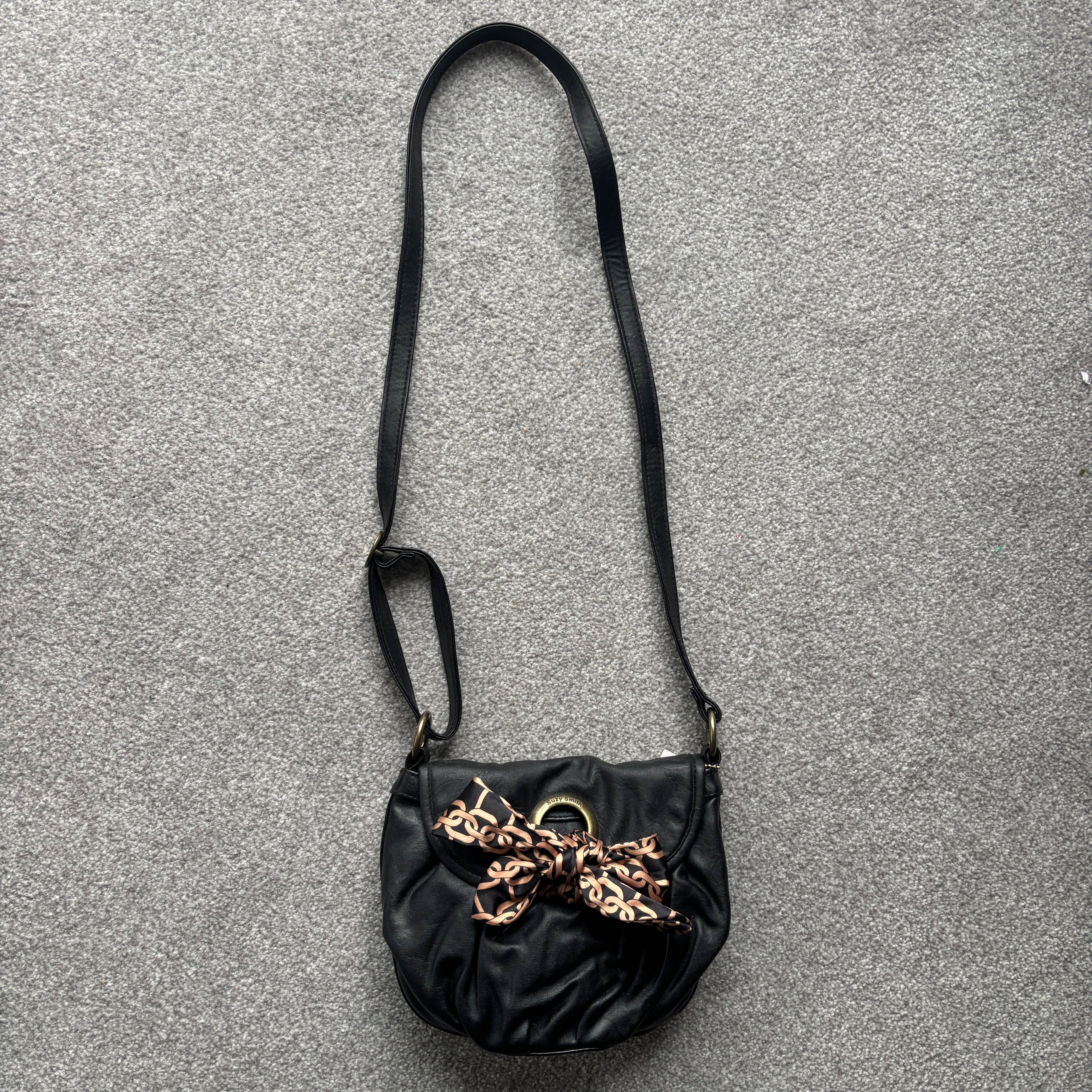 Suzy Smith Black Shoulder Bag