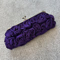 Suzy Smith Purple Rose Clutch, Shoulder Bag