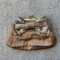 Suzy Smith Champage Metallic Clutch Bag
