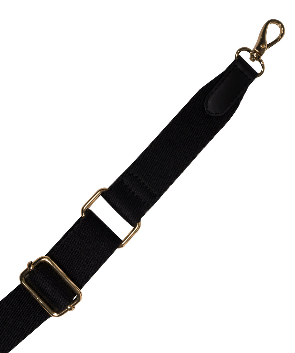 Black Leather Crescent Cross Body Bag, Shoulder Bag