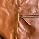 Large Tan Leather Tote Bag
