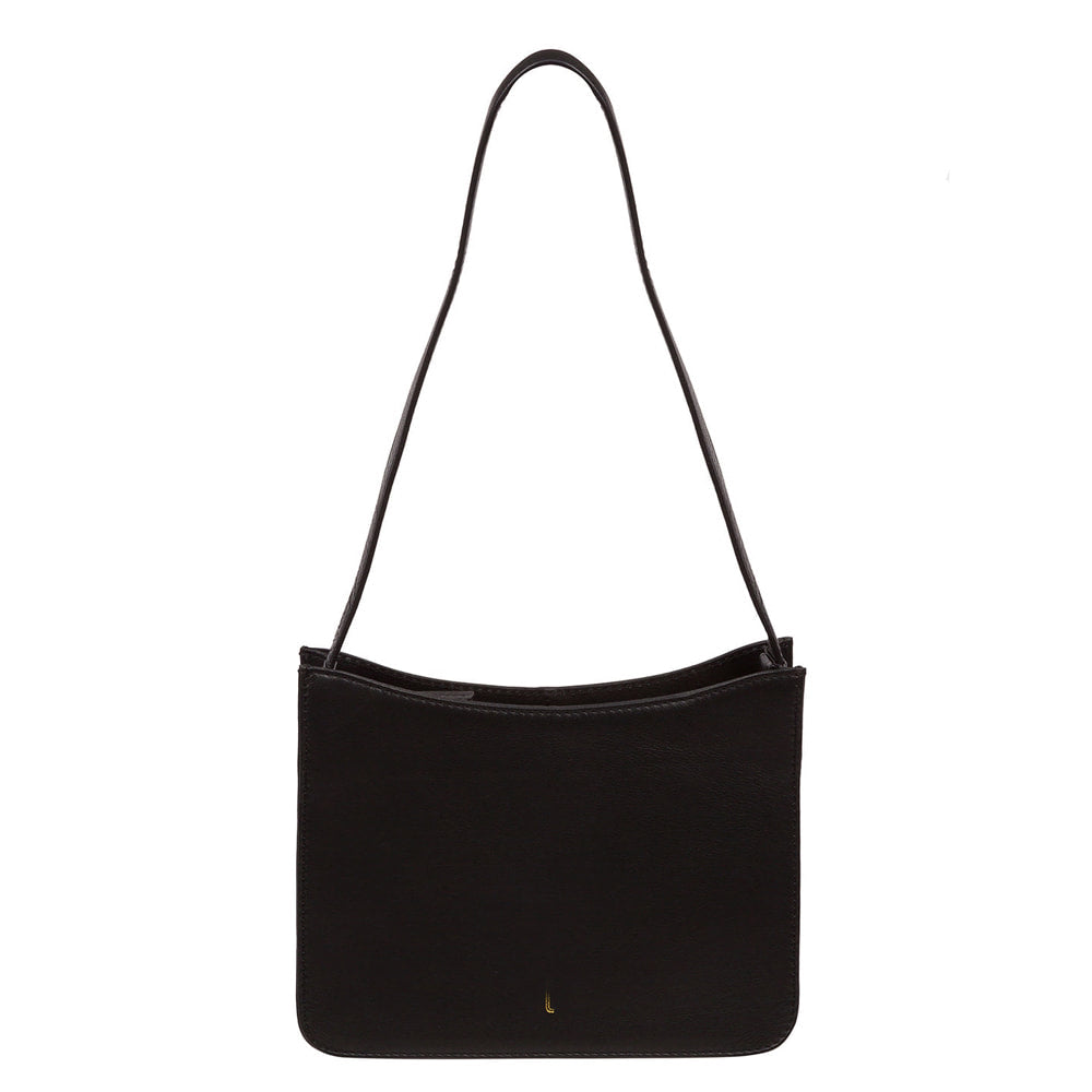 Small Black Leather Shoulder Bag