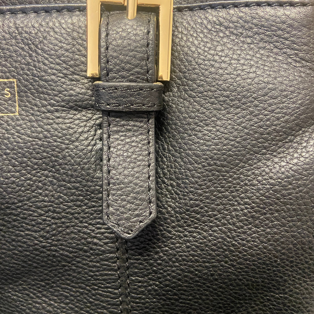 Black Leather Shoulder Bag, Handbag, Leather Tote