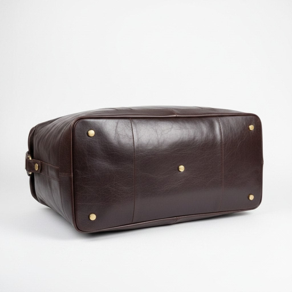 Luxury Buffalo Leather Travel Bag, Holdall, Gym Bag