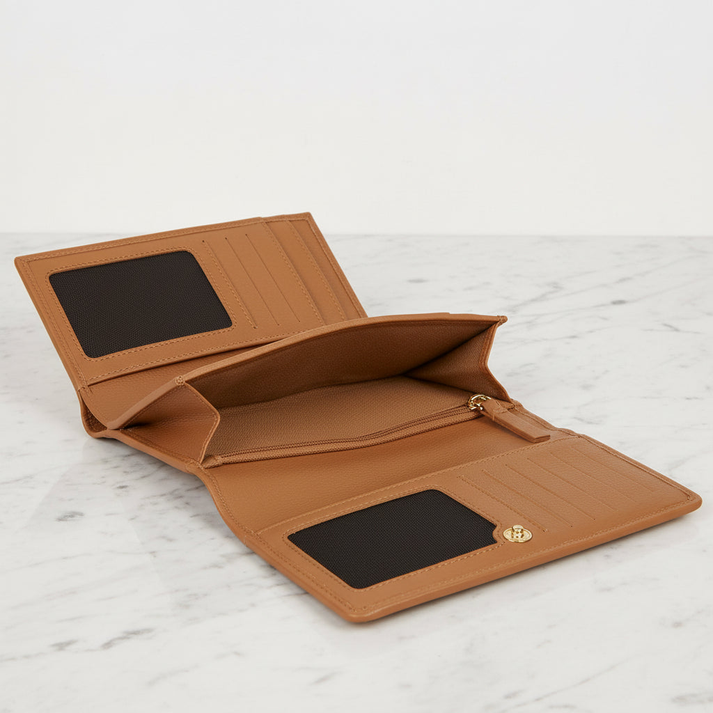 Tan Leather Purse