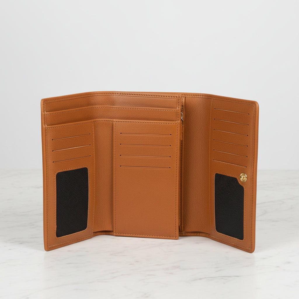 Tan Leather Purse