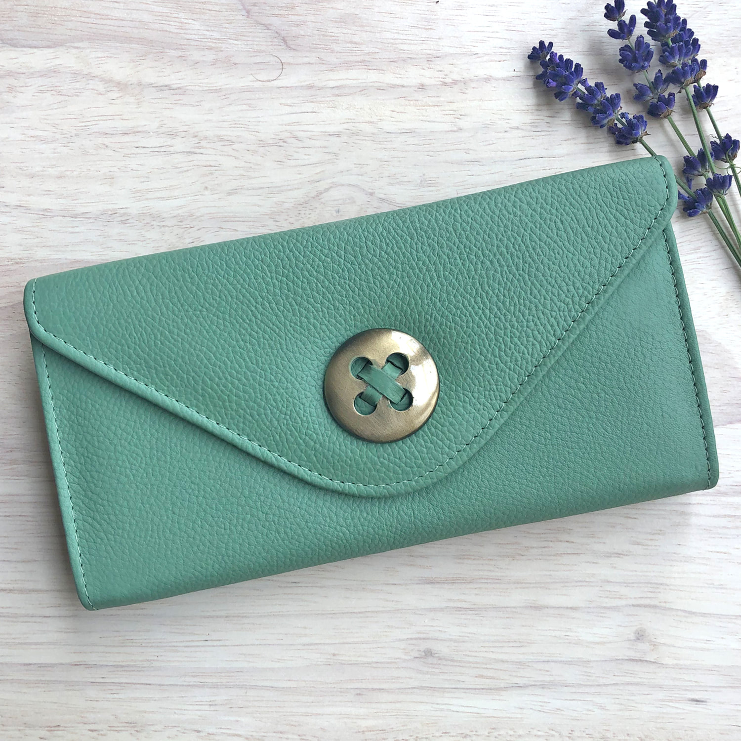 Bright leather Rowallan purse for women