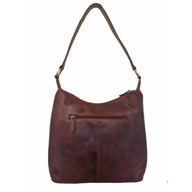 Rowallan Tan Leather Shoulder Bag, Handbag