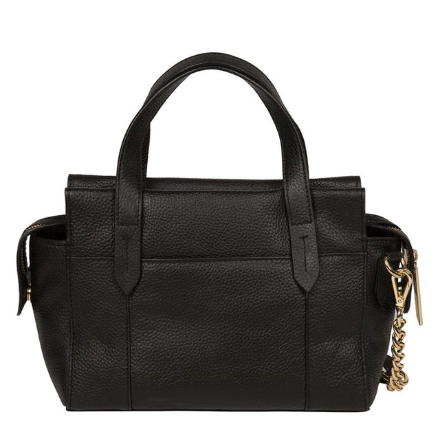 Black Leather Handbag, Shoulder Bag